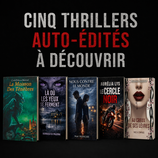 5 thrillers autoédités à découvrir ce printemps-été