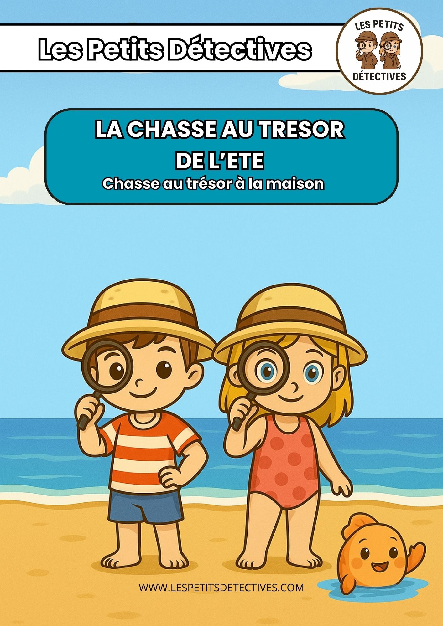 Les Petits Détectives - La Chasse de l’Été – Chasse au Trésor à la Maison (3-7 ans)